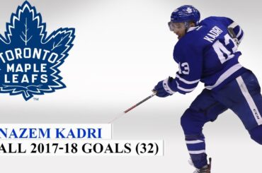 Nazem Kadri (#43) All 32 Goals of the 2017-18 NHL Season
