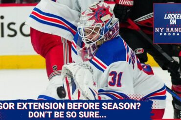 Igor Shesterkin signing an extension with the Rangers before the season, RIGHT?! Don't be so sure...