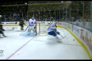 Marcus Foligno DESTROYS Carl Gunnarsson. April 3rd 2012