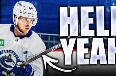 THIS WILL BE HUGE FOR ELIAS PETTERSSON… (CANUCKS RETURN TO THE ICE + DANIEL SPRONG TALK)