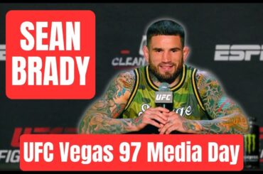 Sean Brady Talks Gilbert Burns Match-Up & Getting "Fraud Checked" By Belal At UFC Vegas 97 Media Day
