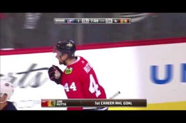 Jan Rutta first NHL Goal vs CBJ October 7, 2017