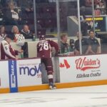 Brennan Othmann of the Peterborough Petes superstitious ritual