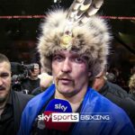 EMOTIONAL Oleksandr Usyk REACTS to beating Tyson Fury for undisputed 🇺🇦