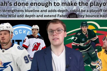 NHL Rumours and Season Preview: Utah adds D, to make playoffs, Wild to have strong year after adds.