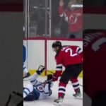 Jets' Nikolaj Ehlers Leaves Game After Taking Hard Fall short #shorts