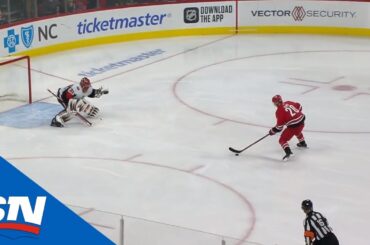 Sebastian Aho Gets By Senators And Scores Shorthanded Goal
