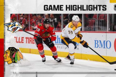 Predators @ Blackhawks 12/17/21 | NHL Highlights