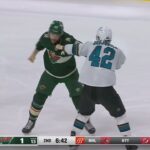 Marcus Foligno And Jonah Gadjovich Drop The Gloves