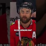 This moment between Nick Foligno and Connor Bedard 😂 #shorts