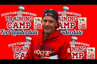 Florida Panthers 2024 Training Camp, Day 1: Forward Jesper Boqvist