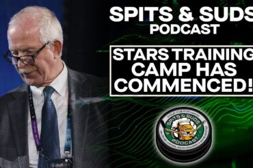 Stars Training Camp Press Conference Observations with Brien Rea Of Victory+ | Spits & Suds