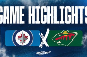 Winnipeg Jets vs. Minnesota Wild - Game Highlights