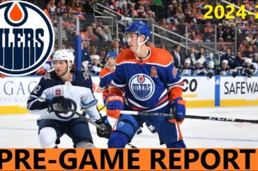 Pre-Game Report: Edmonton Oilers vs Winnipeg Jets | Pre-Season Game 1