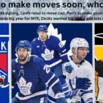 NHL Trade Rumours: Leafs move coming, Penguins moving goalie, Kakko update + more PTO signings.