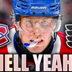 THIS IS JUST GETTING MORE EXCITING: HABS DOMINATE THE FLYERS IN PRE-SEASON GAME (Kapanen, Hutson)