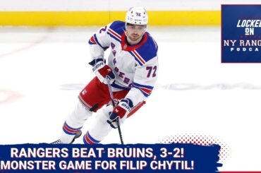 Rangers beat Bruins 3-2 behind MONSTER night from Filip Chytil! Sign of things to come for Fil???