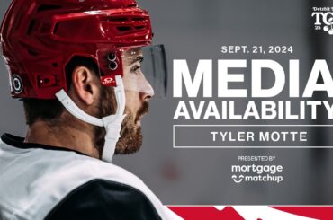 Tyler Motte Training Camp Media | Sept. 21, 2024