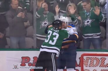 Brayden Schenn vs Marc Methot Feb 16, 2018