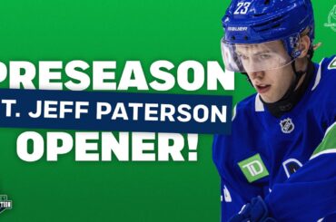 Jeff Paterson on Lekkerimäki, D-Petey, and the Preseason Opener!