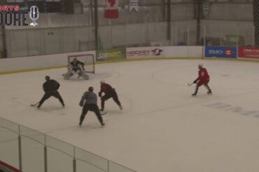 Crosby & MacKinnon practicing together