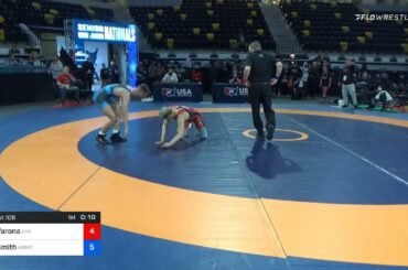55 Kg Consolation - Elijah Varona, Viking Wrestling Club (IA) Vs Cole Smith, Army (WCAP)