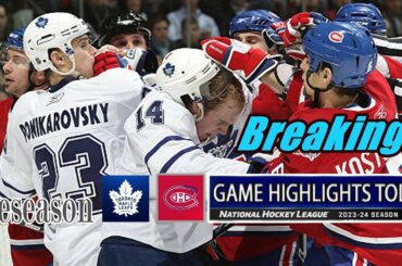 Montreal Canadiens vs Toronto Maple Leafs Full Highlights (09/26/2024) Preseason | 2024 NHL Season