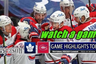 Montreal Canadiens vs Toronto Maple Leafs Game Highlights (09/26/2024) Preseason | 2024 NHL Season