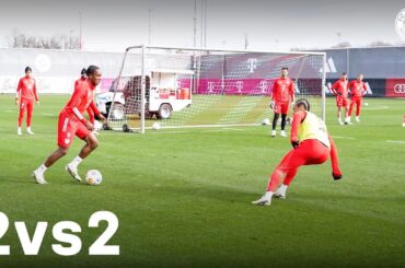 2 vs. 2 in training – intense duels!