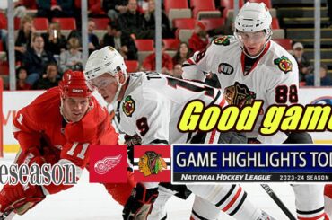 Detroit Red Wings vs Chicago Blackhawks Full Game Highlights (9/25/2024) Preseason | 2024 NHL Season