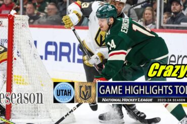 Vegas Golden Knights vs Utah Hockey Club Full Highlights | perseason | 2024 NHL Season