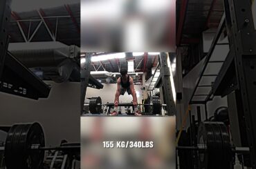 15 YEAR OLD DEADLIFTS 155KG/340 LBS💪🔥 #foryou #basketball #goviral