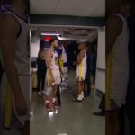 INJURED Chris Paul comes out to tell Steph something he saw👀