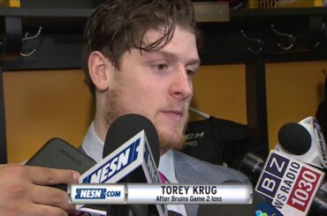 Torey Krug on Bruins top line: 'We have so much confidence in them'