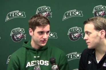 Houston Aeros defenseman Marco Scandella on AEROS.COM 12.19.12