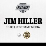 Head Coach Jim Hiller | 10.03 LA Kings Win over Boston Bruins