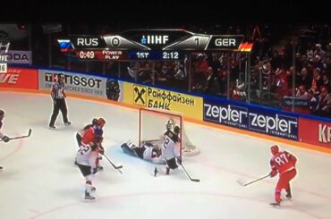 Thomas Greiss BIG Save - Deutschland vs. Russland - EM 2016 Viertelfinale