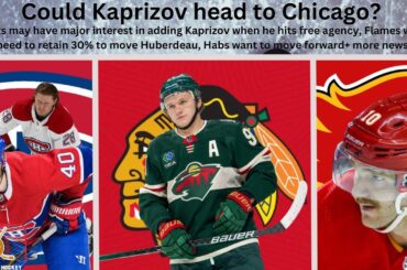 NHL Trade Rumours: Kaprizov to Hawks? Huberdeau could be moved with 30% retained + more news.