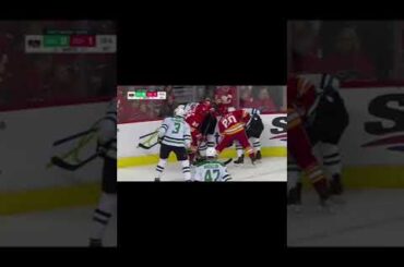 Tkachuk big hit on Klingberg! #shorts