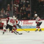Kevin Labanc scores a powerplay goal against the Philadelphia Flyers