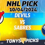 New Jersey Devils vs Buffalo Sabres  10/4/24 NHL Picks & Predictions by Steven Duncan,