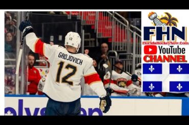 Jonah Gadjovich, Florida Panthers End Preseason, Beat LA Kings in Quebec City
