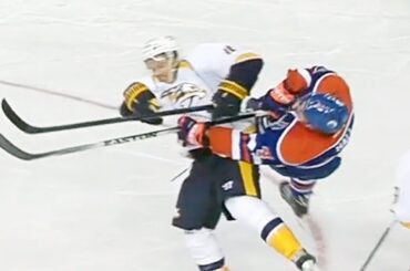 Ellis flattens Hall with a booming hit