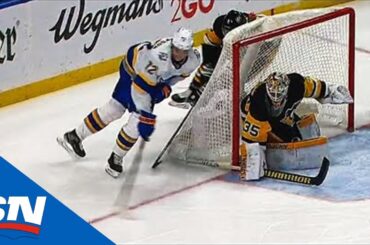 Tage Thompson Scores Classic Wraparound Goal For His First Of The Season
