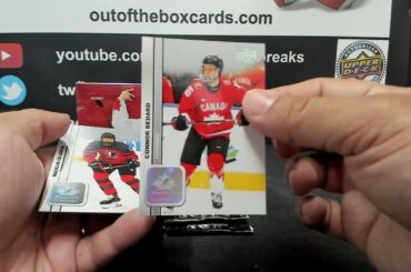 Out Of The Box Group Break #16017- 2023 UD Team Canada Juniors (2 BOX) “Letter” Random