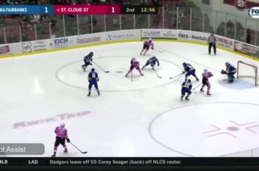 Ryan Poehling Highlights vs Alaska Fairbanks (Oct 14 2017)