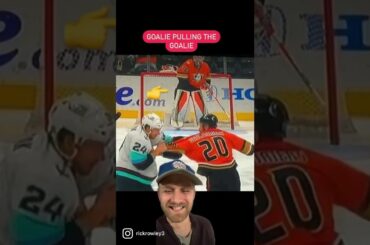 John Gibson adjusting crotch mid fight #hockeyboys #shorts