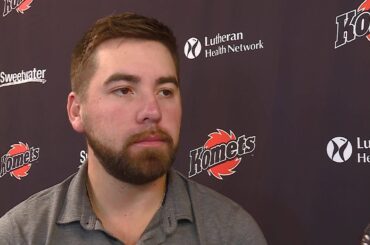 Jack Dugan full interview at Komets training camp opening press conference on 10/7/24