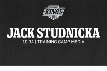 Forward Jack Studnicka  | 10.04 LA Kings Practice in Quebec City | Media