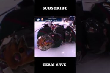 Team save Karel Vejmelka, Shayne Gostisbehere (Toronto vs Arizona | Jan.12, 2022) #shorts